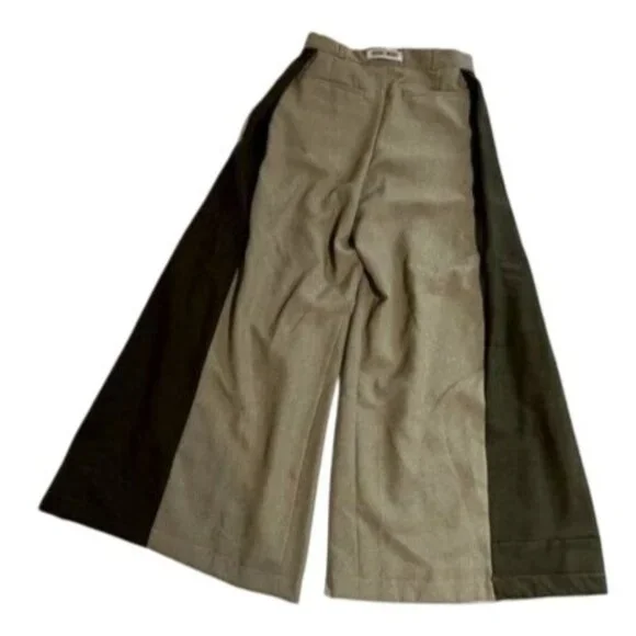 NNB Reworked Vintage Palazzo Pants in Brown